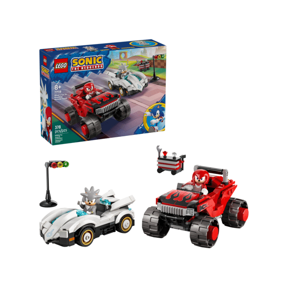 Lego Sonic Silvers Auto Vs. Knuckles Monstertruck 77118