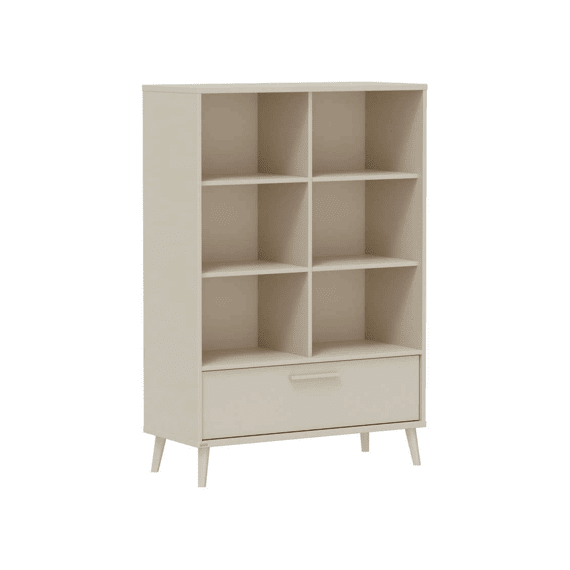 Paidi Eefje Boekenkast 6 Vakken/1 Lade Cashmere Beige Uni