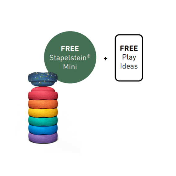 Stapelstein Spring Special Mini Rainbow Set Classic