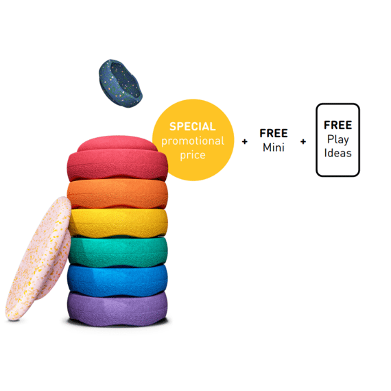 Stapelstein Spring Special Rainbow Set Classic