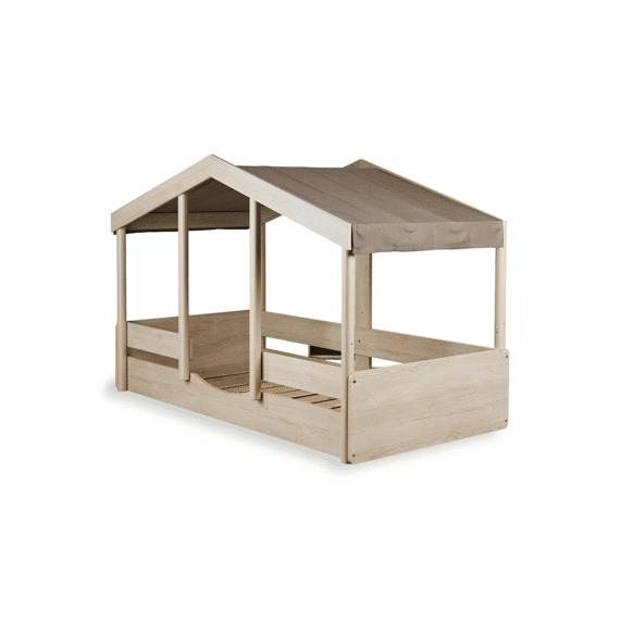 Quax Montessori Bed Stoffen Dak Chocolat (voor Huisbed)