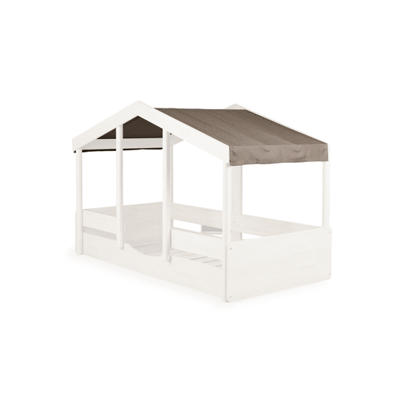 Quax Montessori Bed Stoffen Dak Chocolat (voor Huisbed)