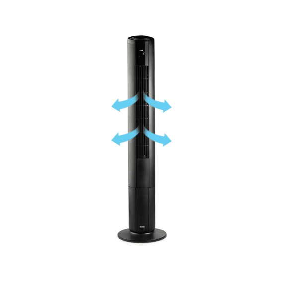 Domo Do8153 Kolomventilator Met Sfeerlicht 110cm Zwart
