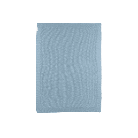 Meyco Deken Wieg 75x100 Cotton Mini Relief Jeans Blue