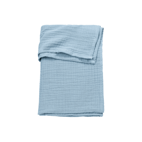 Meyco Laken Wieg 75x100 Tetra Pre-washed Jeans Blue