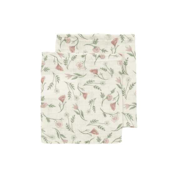 Meyco Tetra Washandjes 2-pack  Flower Multicolour