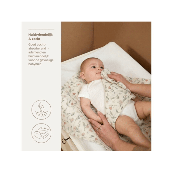 Meyco Tetradoeken 2-pack 70x70 Flower Multicolour