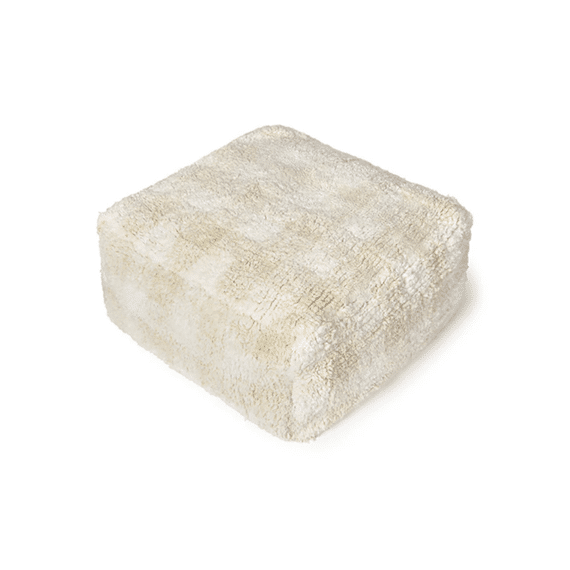 Lorena Canals Poef Vichy Ivory