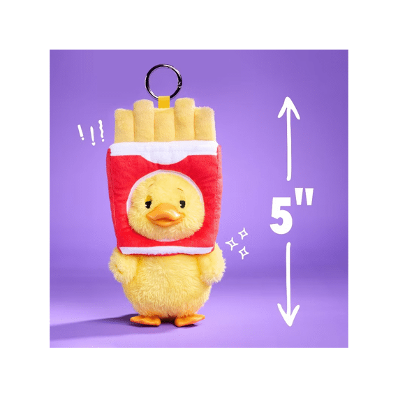 Just Play Happy Haul Sleutelhanger Clip-on Duckalooz Snack Quack Assortiment