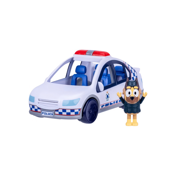 Moose Toys Bluey Politie Auto Met Figuur