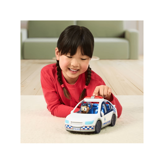 Moose Toys Bluey Politie Auto Met Figuur