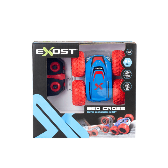 Silverlit R/c Exost 360 Cross Mx Rood-blauw