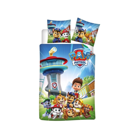 Paw Patrol Dekbedovertrek Polykatoen 140x200cm + 65x65cm
