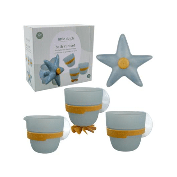 Little Dutch Badwand Bekers Zeester