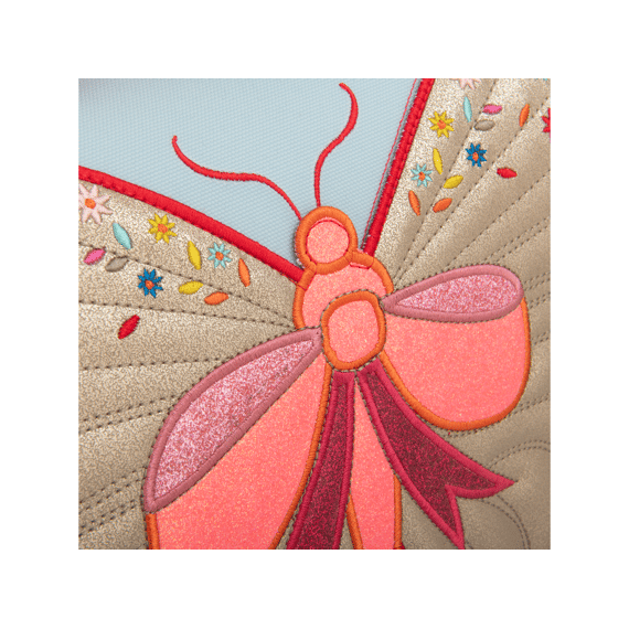 Jeune Premier Boekentas Classic Midi Butterfly Gold