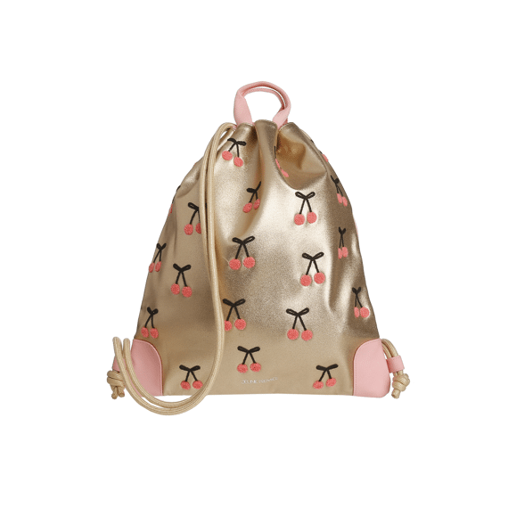 Jeune Premier Zwem/turnrugzakje City Bag Cherry Pompon