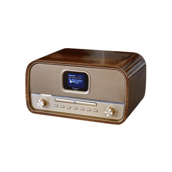 Soundmaster Nmcdab9990gold Stereo Dab+/fm Radio Met Bluetooth Retro Gold