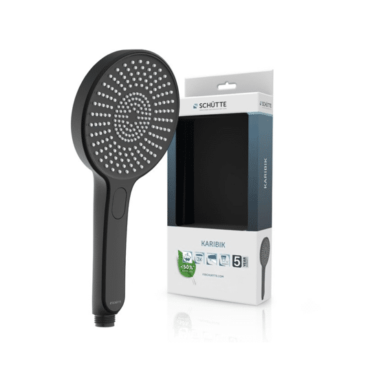 Schutte Karibik Handdouche, Mat Zwart