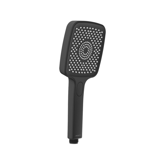 Schutte Hawaii Handdouche, Mat Zwart, Hoekig