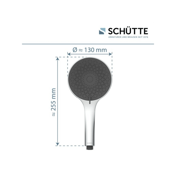 Schutte Capri Handdouche, Chroom/antraciet