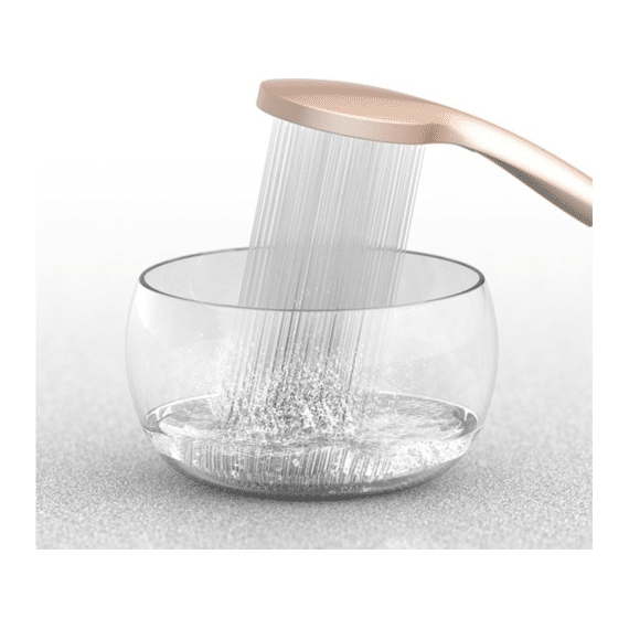 Schutte Capri Handdouche, Rosé Mat/wit