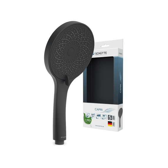 Schutte Capri Handdouche, Mat Zwart