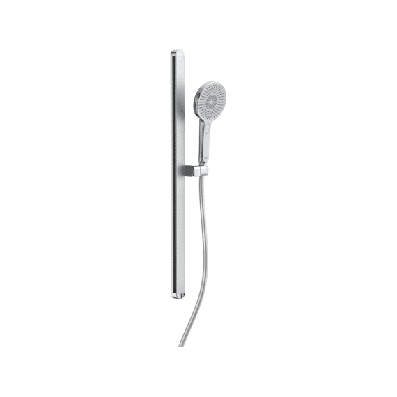 Schutte Karibik Doucherail Set, Chroom/lichtgrijs, Oval