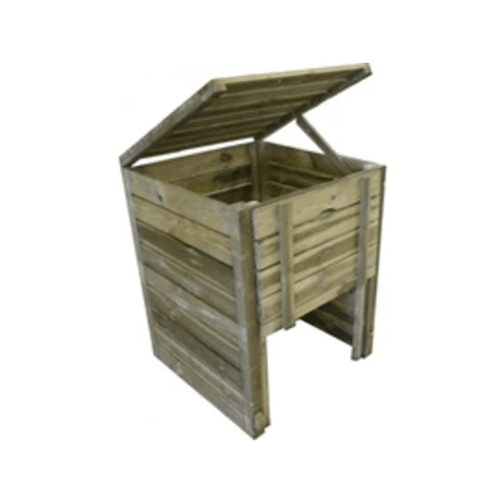 Solid Compostbak Met Deksel 800x800x1030mm