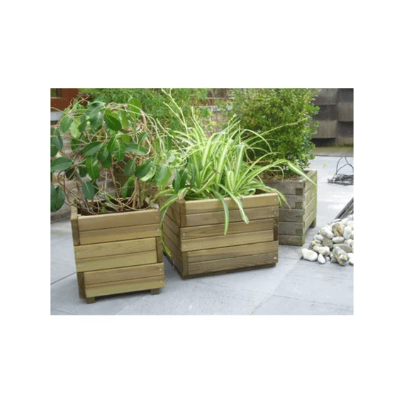 Solid Bloembak Vierkant 400x400x270mm