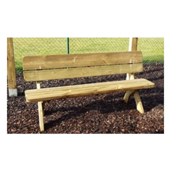 Solid Bank Met Leuning 1800x550x828mmmm