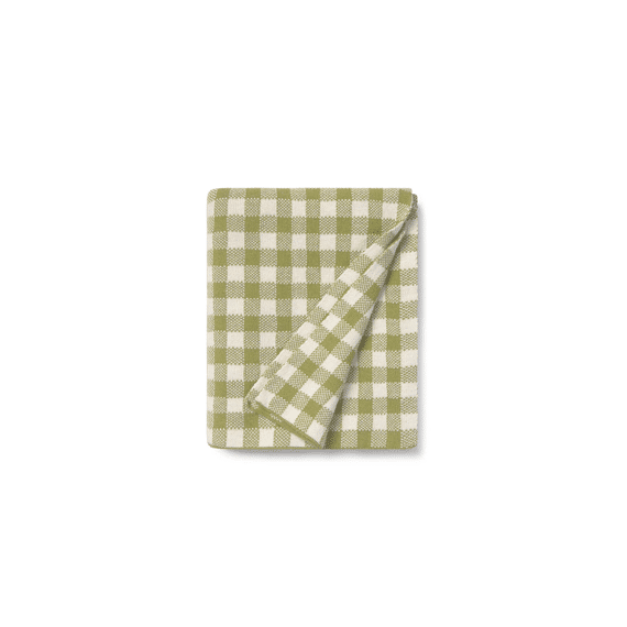 Lorena Canals Deken Wieg 80x100 Vichy Matcha