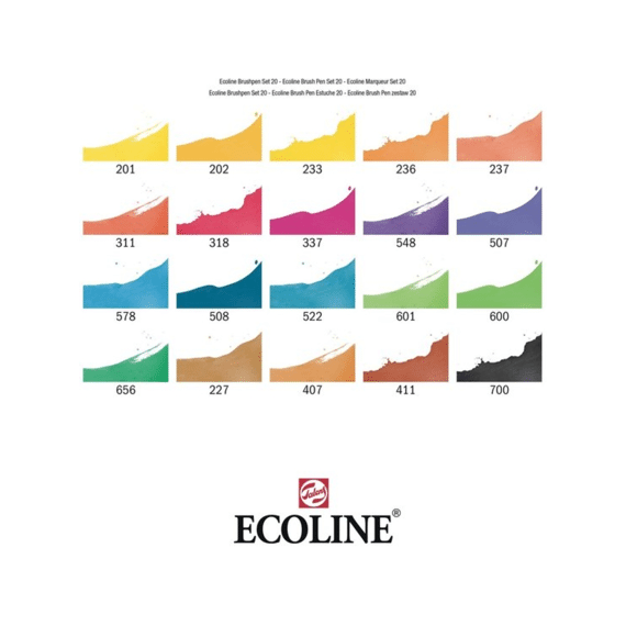Ecoline Brushpen Set 20st