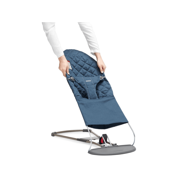 Babybjorn Stoffen Zitting Relax Geweven Klassiek Quilt Middernachtblauw