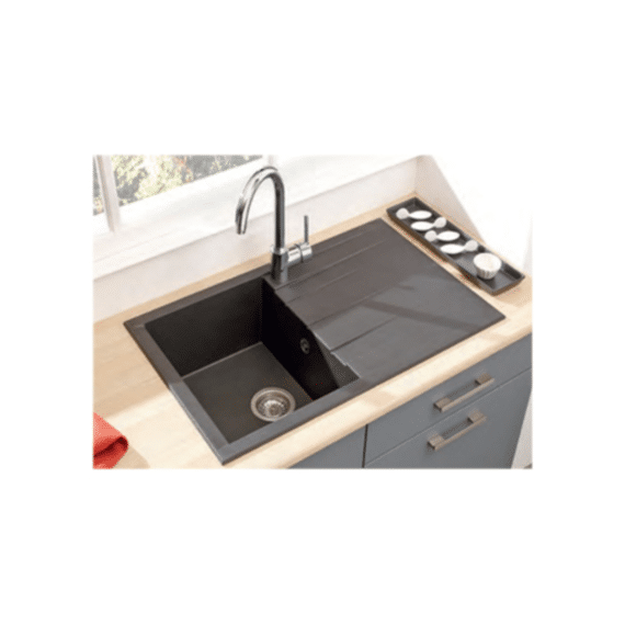 Levica Spoeltafel Noa 1b Zwart L800 H500 D210