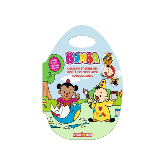 Bumba Kleur-en Stickerboek Vrolijk Pasen