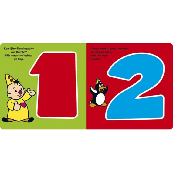 Bumba Kartonboek Met Xl Flappen 1.2.3. Kiekeboe