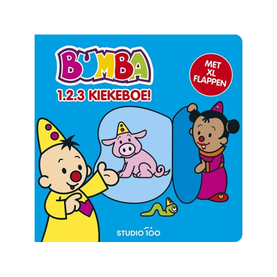 Bumba Kartonboek Met Xl Flappen 1.2.3. Kiekeboe
