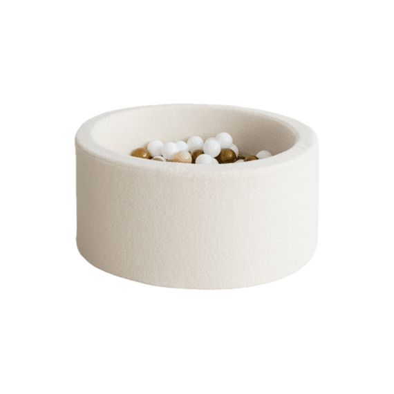 Moje Ballenbad Rond Bouclé 40x90 Cream