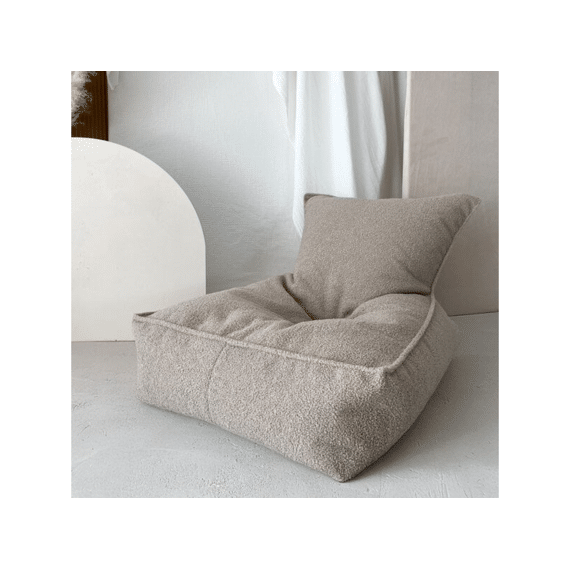 Moje Beanbag Bouclé Beige