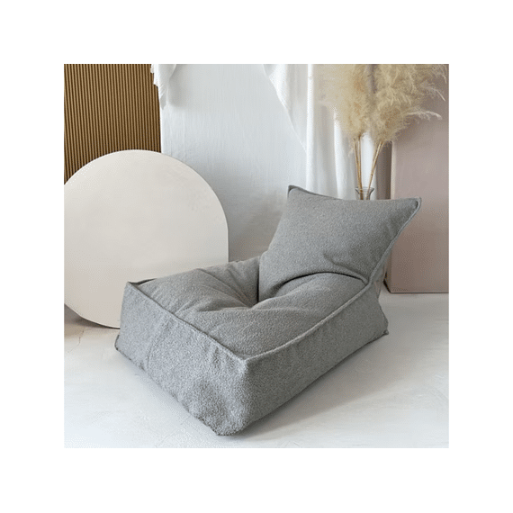 Moje Beanbag Bouclé Grey