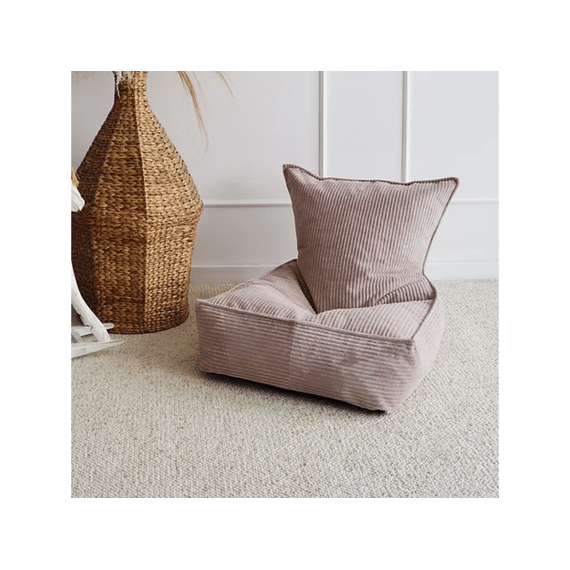 Moje Beanbag Velvet Rib Dirty Pink