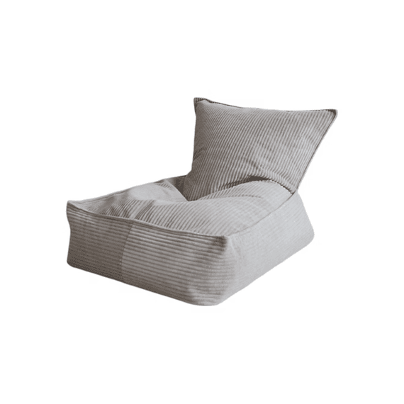 Moje Beanbag Velvet Rib Grey