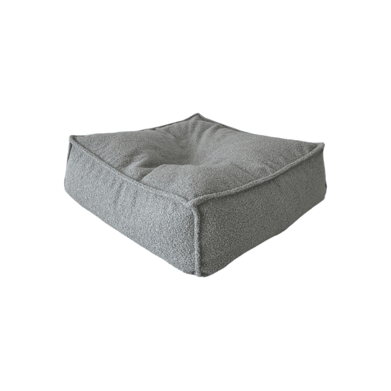 Moje Ottoman Bouclé Grey