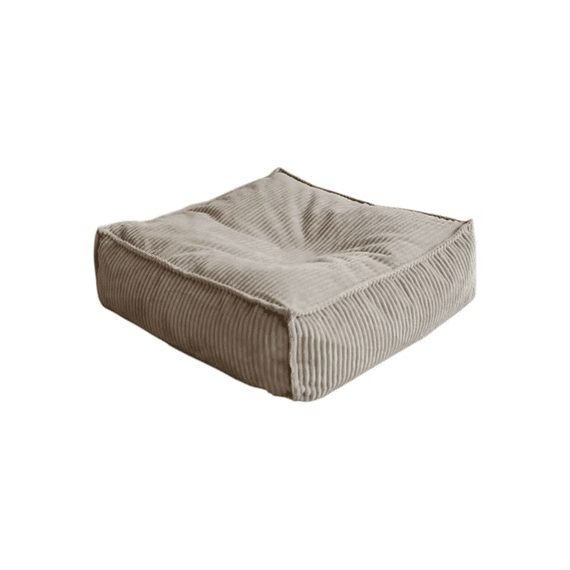 Moje Ottoman Velvet Rib Dark Beige