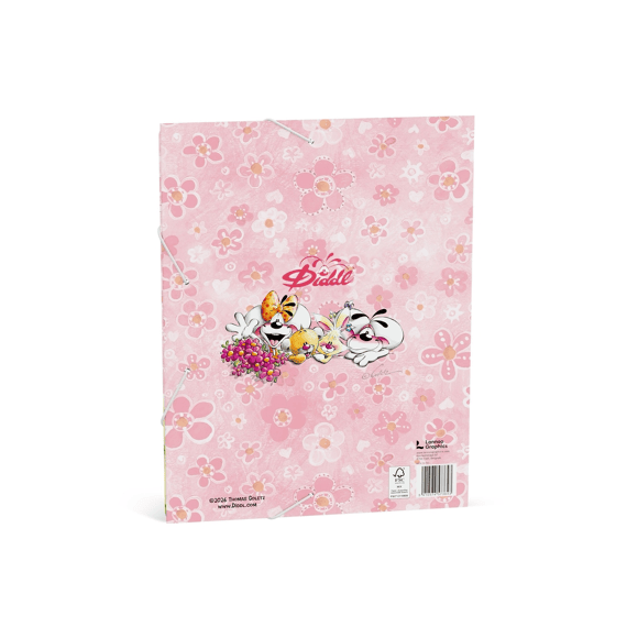Diddl Elastomap A4 Roze