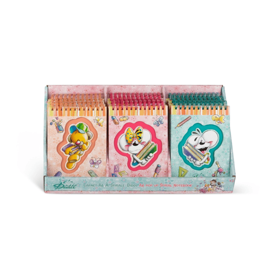 Diddl Notitieboek Spiraal A6 Assortiment