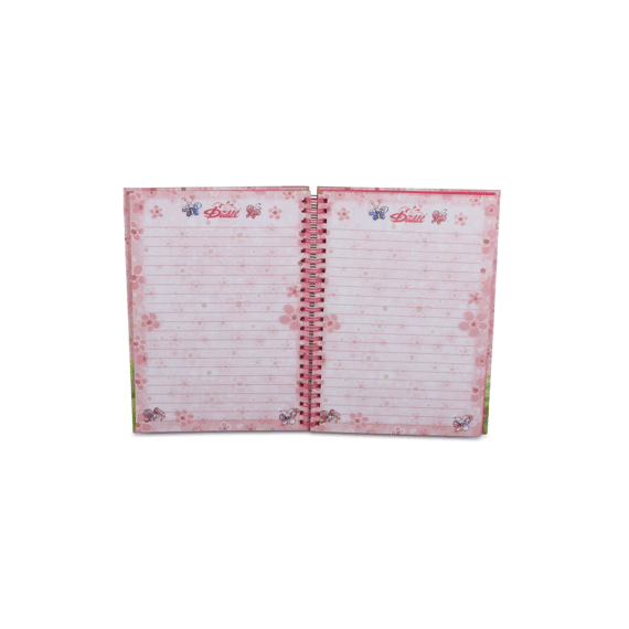 Diddl Notitieboek Spiraal Met Glitterelastiek A5 Assortiment