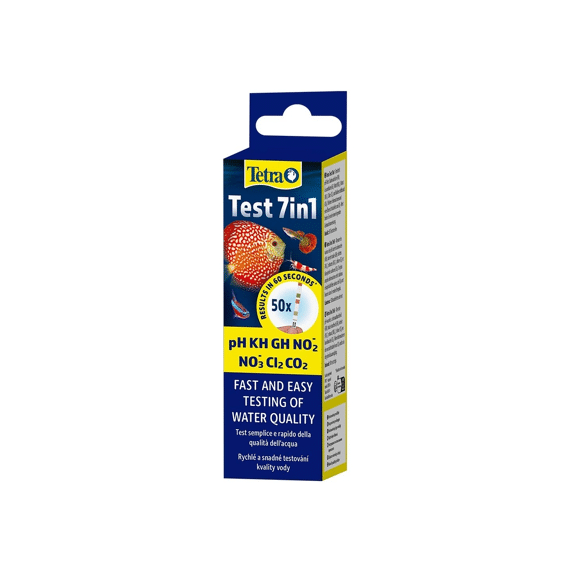 Tetra Waterkwaliteit Tester 7in1  50 Strips 4x4x15cm