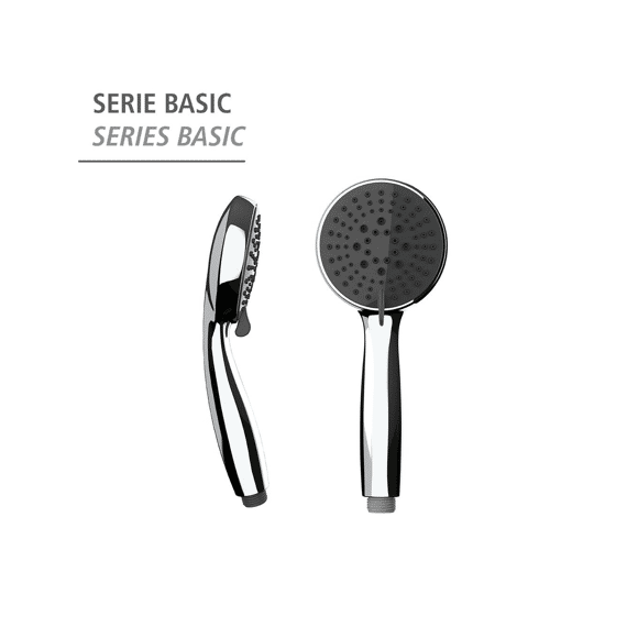 Wenko Handdouche Basic 5 Functies Chroom/grijs