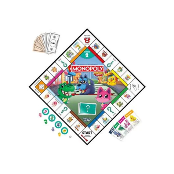 Spel Monopoly Junior Square 2 In 1